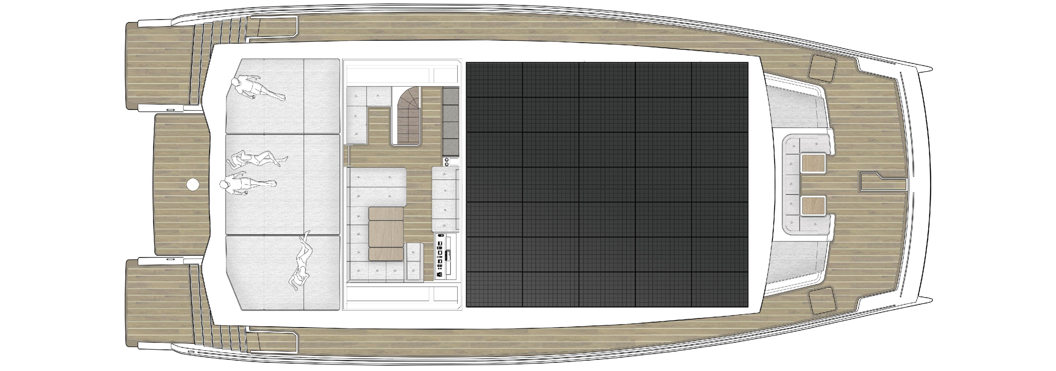 Upper deck flybridge plan